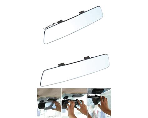 Automaze 3R Universal Wide Angle Frameless Rear View Curve Reverse ...