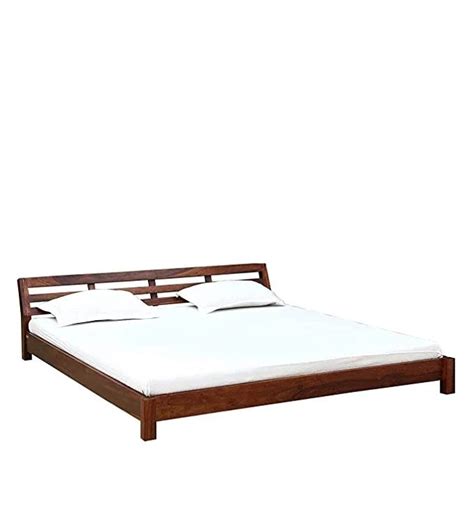 MO International Wooden King Size Bed for Bedroom | Solid Wood Double ...