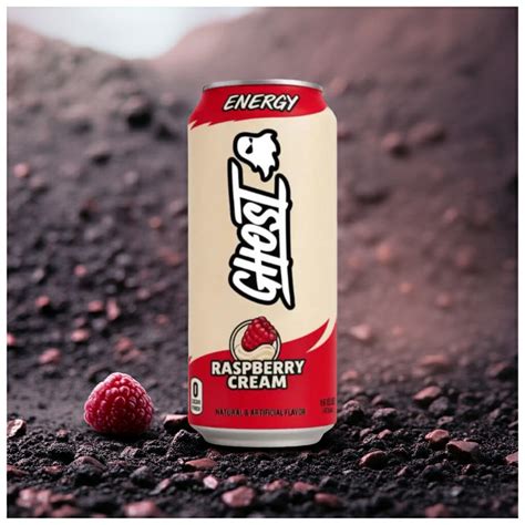 Ghost Raspberry Cream Energy Drink 473ml | American Candy Store