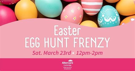 Easter Egg Hunt Frenzy - Altercare Cambridge, Altercare Cambridge, 23 ...