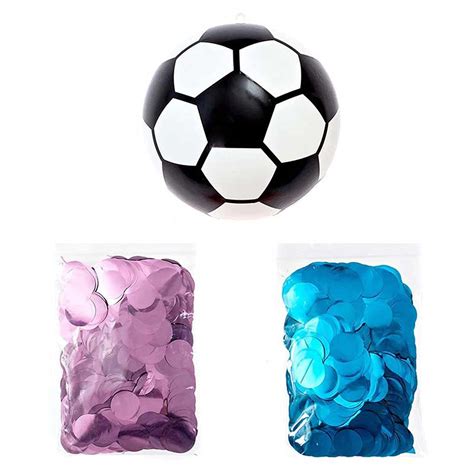Buy sympuk Gender Reveal Soccer Ball, Gender Tip Football, Blue and ...