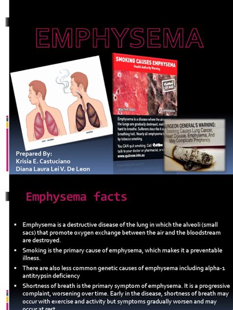 Image result for Emphysema Example
