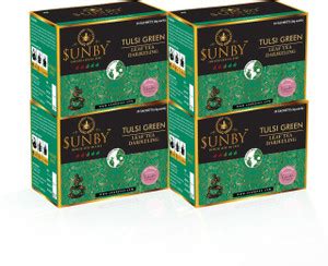 sunby Pure Darjeeling Tulsi Green Tea for Weight Loss | 100% Natural ...