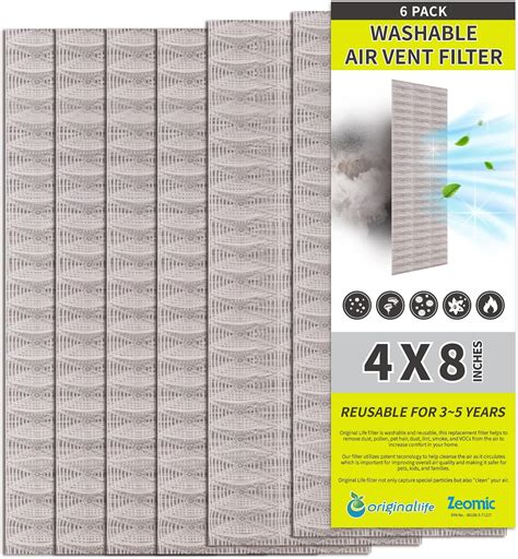 Originallife Washable Reusable Professional, Air Vent Filter, AC Vent ...