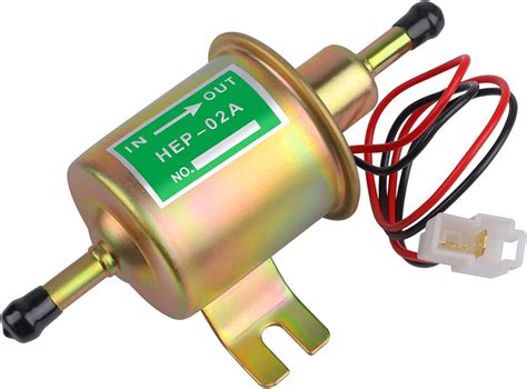 12V Universal Inline Fuel Pump Heavy Duty Electric Fuel Pump Metal ...