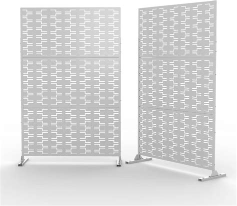 Buy NeuType Metal Privacy Screen Outdoor Decorative Privacy Screen with ...