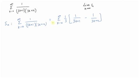 Image result for Partial Sum Telescoping Series Formula