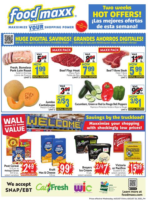Foodmaxx Weekly Specials