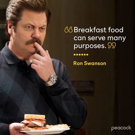 Ron Swanson Quotes Breakfast
