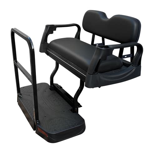 TREX HARMONY Comfort Club Car DS Rear Seat Kit in Black Color