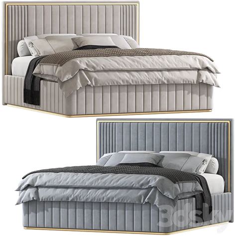 Double bed 160. 3DS Max Model – 3DSky Model Free