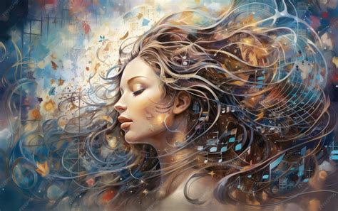 Premium Photo | Mystic Melodies Faces Lost