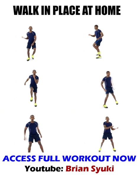 Cardio Workout - Walk In Place At Home [Video] in 2020 | Workout videos ...