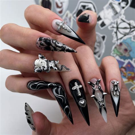 25 Latest Gothic Nail Ideas To Try In 2024!