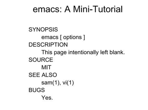Image result for Emacs Tutorial for Windows