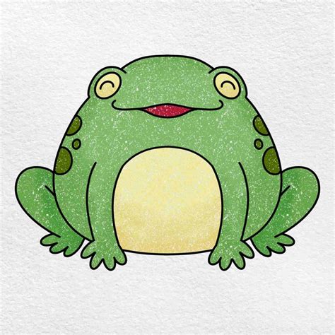 Image result for Cute Frog Drawing Tutorial
