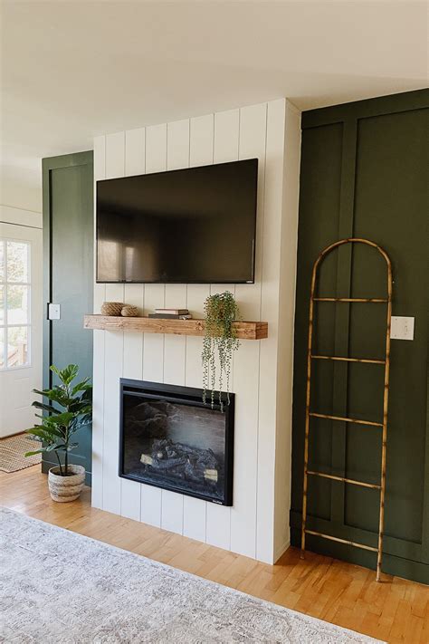 Shiplap Electric Fireplace Ideas