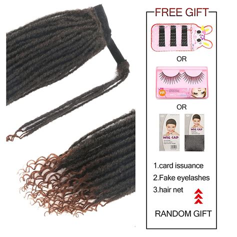 Buy LEOSA Crochet Locs Hair Dreadlock Ponytail New Faux Locs Crochet ...