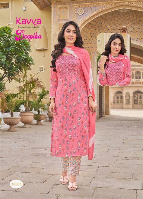 Kavya Deepika Vol 20 Printed Kurti Pant With Dupatta