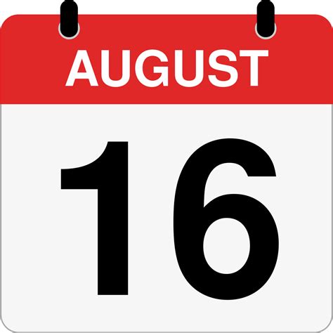 How Many Days Until August 16th? - Inch Calculator
