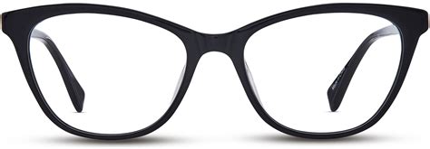 Edie Eyeglasses in Carbon Black for Women | Classic Specs