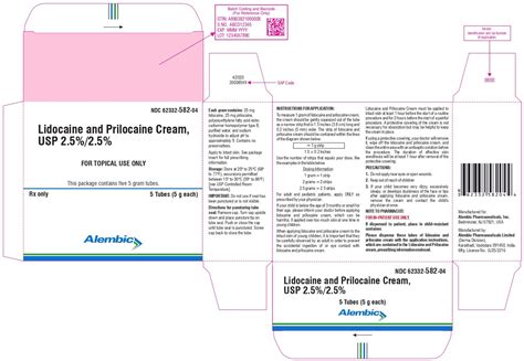 Lidocaine and Prilocaine Cream, USP 2.5%/2.5%