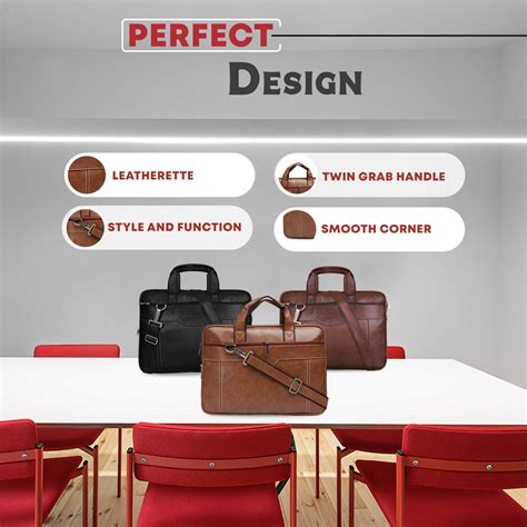 Buy DARK HORSE Laptop Bag Leather Briefcase, Messenger Bag Satchel for ...