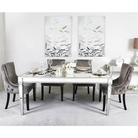 Awe-inspiring Mirrored Dining Tables Photos | Shikalexa