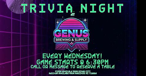 Trivia Night , 17018 E. Sprague Ave, Spokane Valley, WA, United States ...
