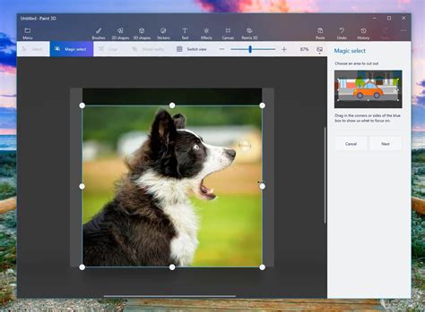 Image result for Using Magic Select in Paint 3D