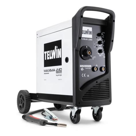 TELWIN Maxima 230 Synergic | Saldatrice Multiprocesso (MMA, MIG MAG ...