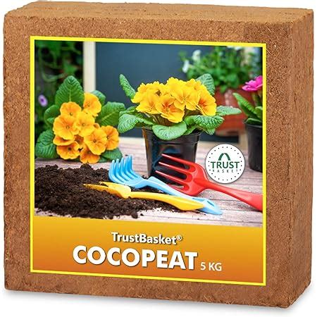 Kraft Seeds by 10CLUB Cocopeat - 5kg Block | Natural Coconut Coir ...