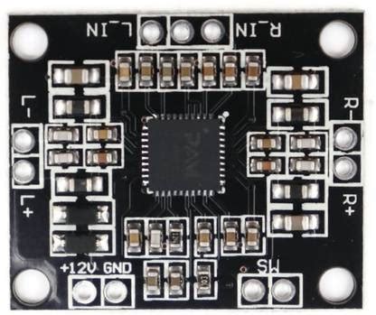 Electronic Spices Channels 2 PAM8610 30W Audio Power Amplifier Board ...