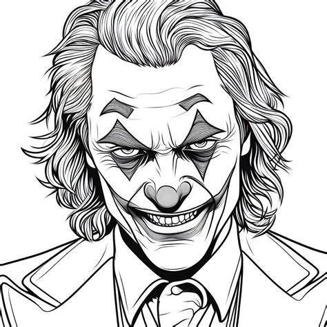 Pin by Nytina Marie on Canvas Coloring in 2025 | Joker art drawing ...