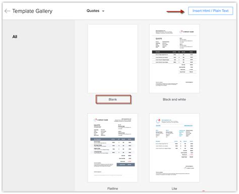 Creating Inventory Templates