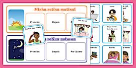 Planner Visual de Rotina para Crianças