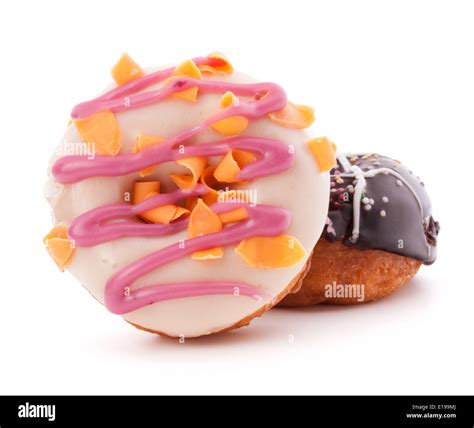 doughnut or donut isolated on white background cutout Stock Photo - Alamy