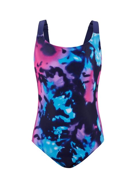 BULLPIANO 7-13 Years Girls Swimsuit Sport Athletic One Piece Swimsuit ...