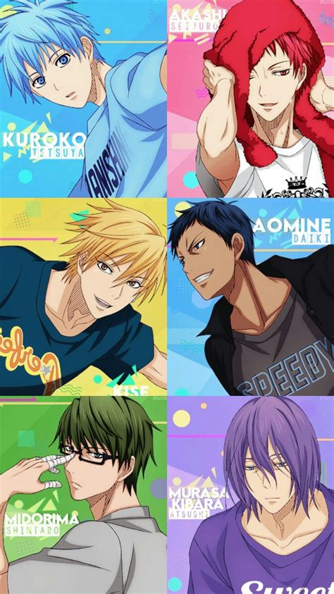 Kuroko no Basuke Generation Of Miracles | Kuroko no basket, Kuroko no ...