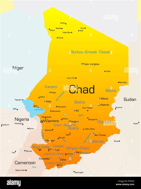 Map Of Chad
