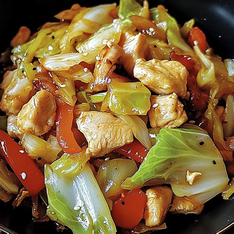 Chinese Chicken Cabbage Stir-Fry – Beth's Quick Bites