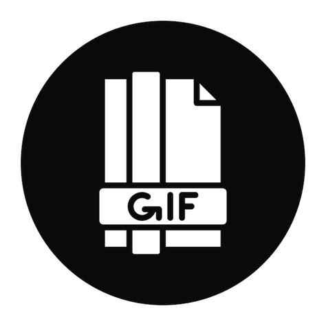 Gifs icon vector image can be used for crowdfunding | Premium Vector