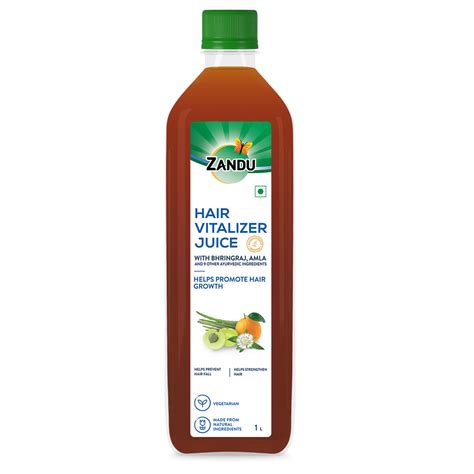 Buy Zandu Hair Vitalizer Juice for Noticeable Hair Growth Online