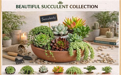 PlantaZee Succulent Indoor Plants for Home & Office Décor – Low ...