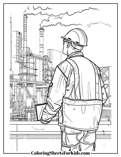Engineer Coloring Pages 的图像结果