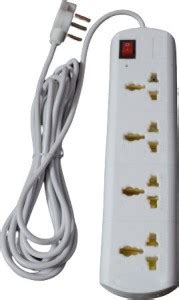corby Milky white 4 Socket Extension Boards Price in India - Buy corby ...