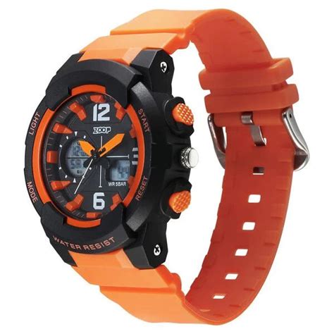 Zoop Pop Upgrages Quartz Analog Digital Black Dial Plastic Strap Watch ...