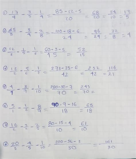 hola me ayudan por favor realiza las siguientes restas de fracciones y ...