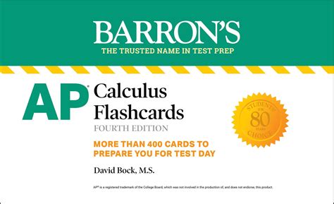 AP Calculus Flashcards, Fourth Edition: Up-to-Date Review and Practice ...