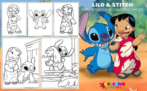 Coloriages Lilo Et Stitch | Chtoby Pomnili